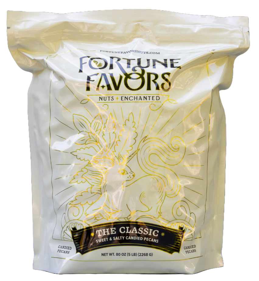 5lb bulk bag of The Classic candied pecans