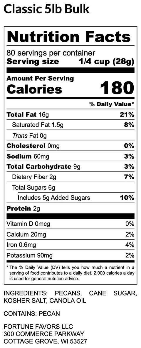 Nutrition facts