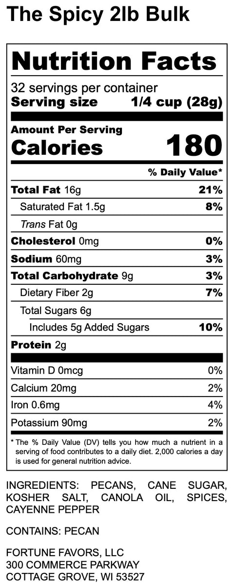 Nutrition facts