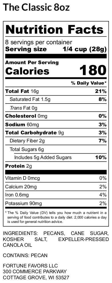 Nutrition facts